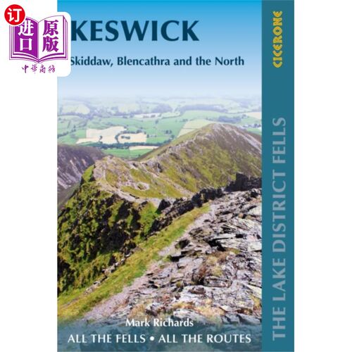 海外直订Walking the Lake District Fells - Keswick 漫步湖区丘陵-凯瑟克