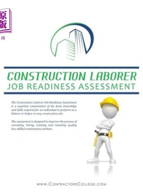 海外直订Construction Laborer Job Readiness Assessment 建筑工人工作准备评估