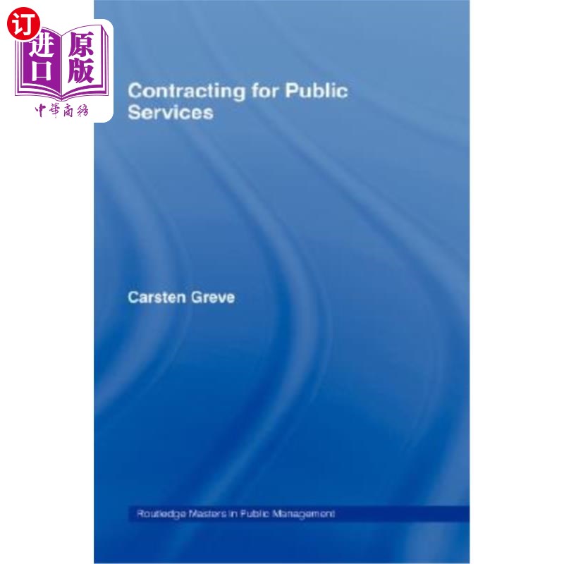 海外直订Contracting for Public Services 公共服务承包