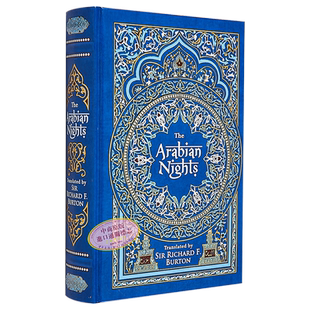 巴诺经典 皮革精装版 一千零一夜 英文原版 The Arabian Nights Richard Francis Burton【中商原版】