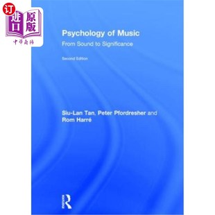 海外直订Psychology 音乐心理学 From Sound Significance Music 从声音到意义