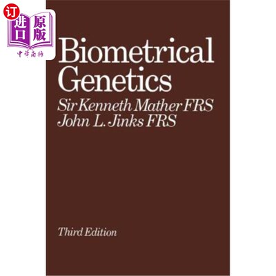 海外直订Biometrical Genetics: The Study of Continuous Variation 生物特征遗传学：持续变异的研究