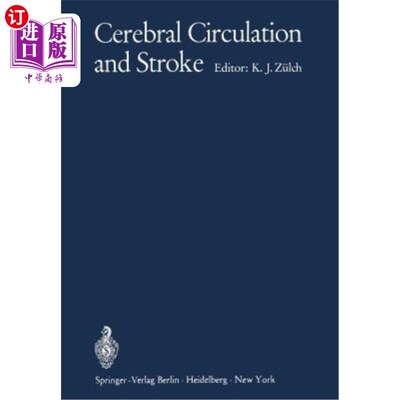 海外直订医药图书Cerebral Circulation and Stroke 脑循环与中风