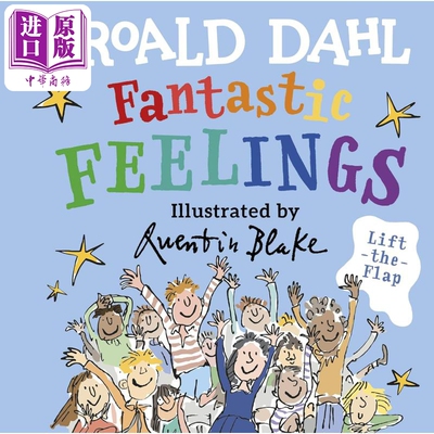 Roald Dahl Fantastic Feelings 罗尔德达尔 奇妙的感觉 英文原版进口图书 低幼儿童绘本 纸板书 情绪情感图画书【中商原版】