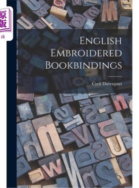 海外直订English Embroidered Bookbindings 英式刺绣书饰
