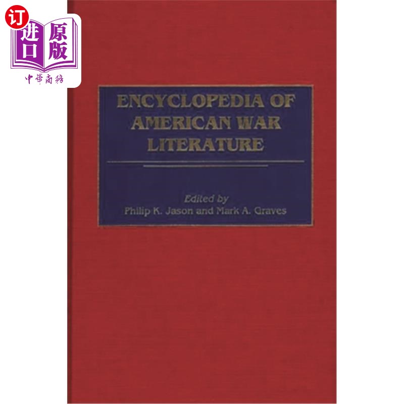 海外直订Encyclopedia of American War Literature 美国战争文学百科全书