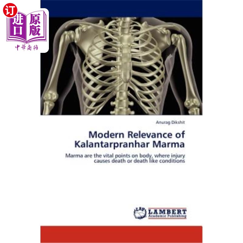 海外直订医药图书Modern Relevance of Kalantarpranhar Marma Kalantarpanhar Marma的现代意义