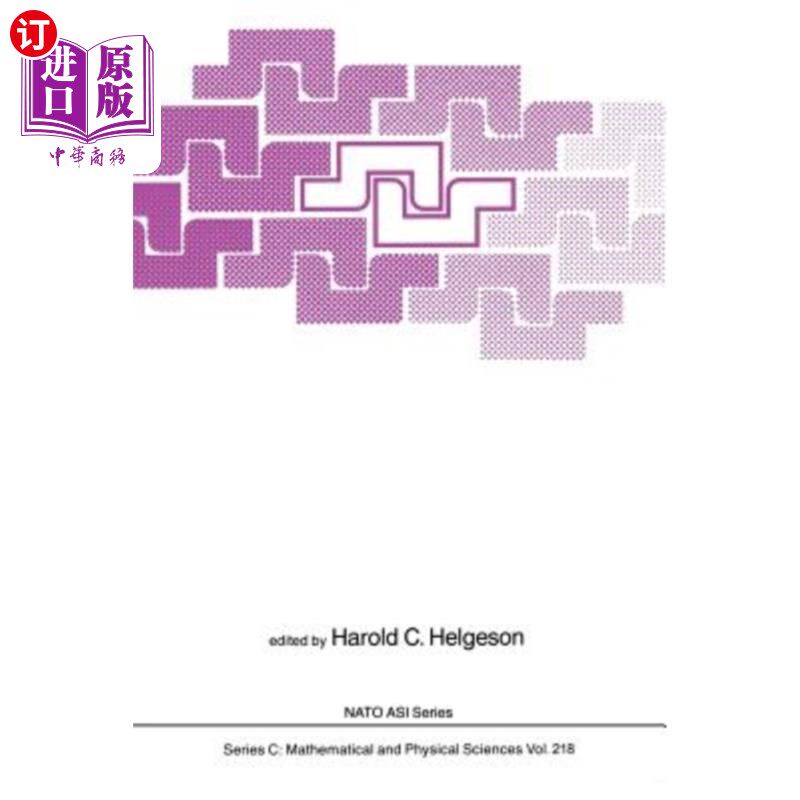 海外直订Chemical Transport in Metasomatic Processes 交代过程中的化学传递