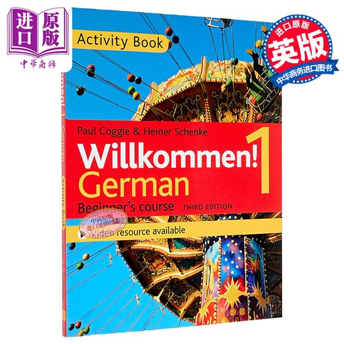 Willkommen 1 Third edition German Beginner s course Activity book成人德语课程 Willkommen! 1 练习册【中商原版】