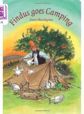 海外直订Findus Goes Camping Findus去露营