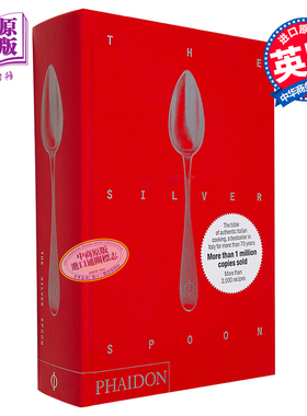 预售 银勺子 银色勺子 意大利菜烹饪食谱 The Silver Spoon 英文原版 精美菜谱 烹饪 美食 饮食【中商原版】