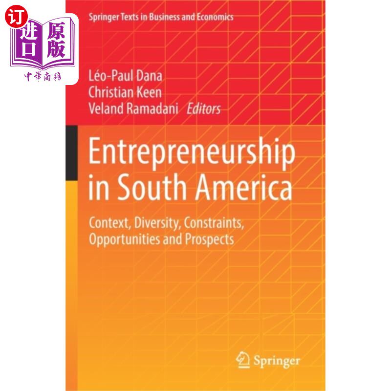 海外直订Entrepreneurship in South America 南美的创业精神