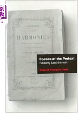 海外直订Poetics Of The Pretext 《借口的诗学