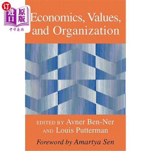 海外直订Economics, Values, and Organization 经济、价值观和组织