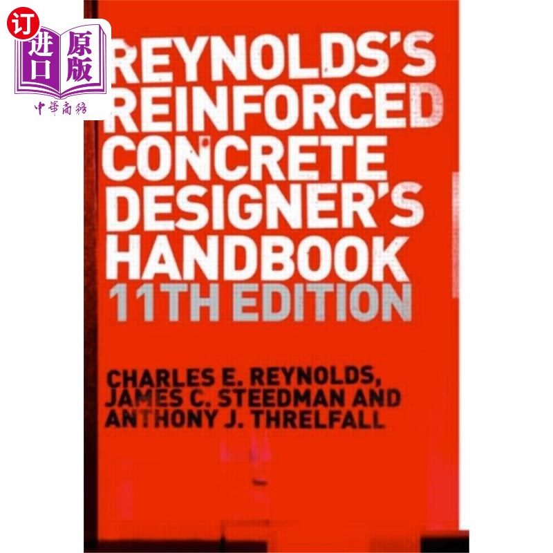 海外直订Reinforced Concrete Designer's Handbook 钢筋混凝土设计师手册
