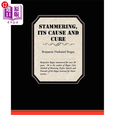 海外直订医药图书Stammering Its Cause and Cure 口吃的病因与治疗
