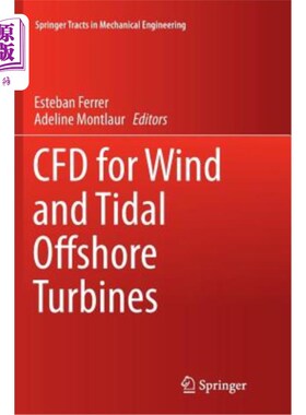 海外直订Cfd for Wind and Tidal Offshore Turbines 风力和潮汐海上涡轮机的Cfd