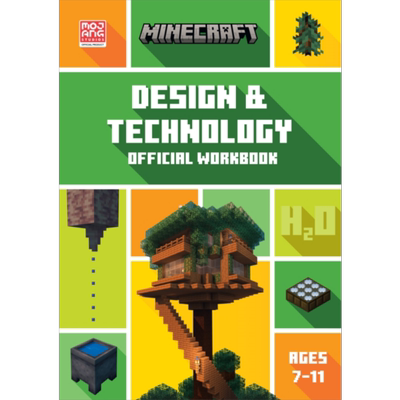我的世界 STEM设计与技术 官方练习册 Minecraft STEM Design and Technology 英文原版 Collins KS2 游戏【中商原版】