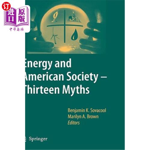 海外直订Energy and American Society - Thirteen Myths 能源与美国社会——13个神话