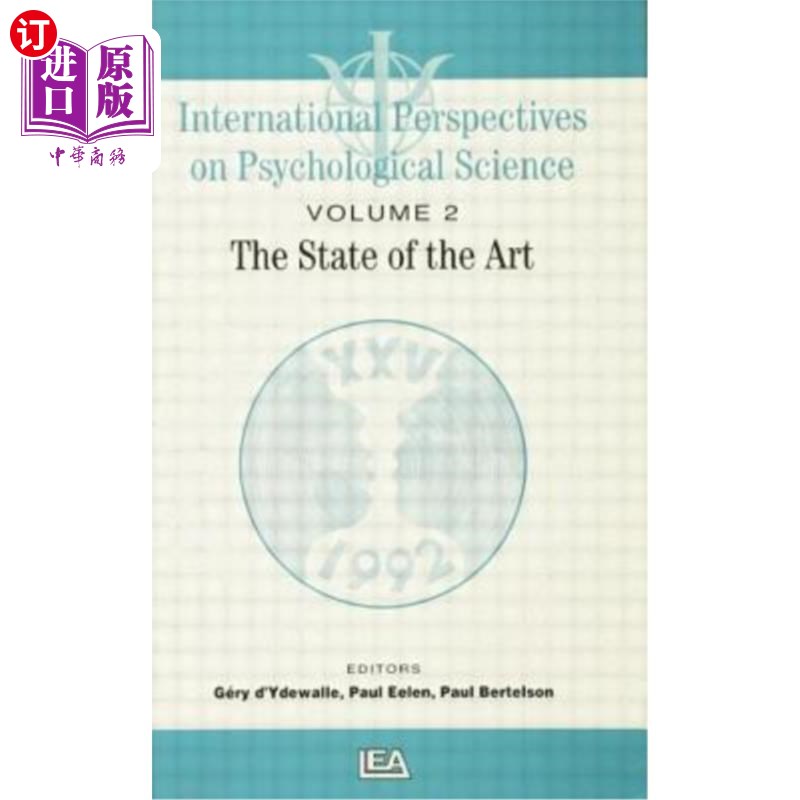 海外直订International Perspectives on Psychological Science, II: The State of the Art 心理科学的国际展望(二):艺术的