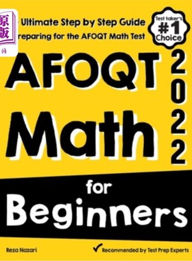 海外直订AFOQT Math for Beginners: The Ultimate Step by Step Guide to Preparing for the A AFOQT数学初学者