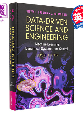 数据驱动科学与工程 英文原版 Data-Driven Science and Engineering Steven L Brunton 计算机数据 【中商原版】