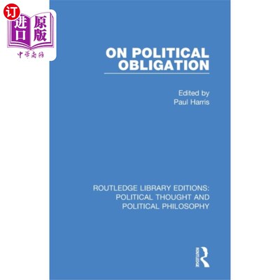 海外直订On Political Obligation 论政治义务