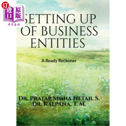 海外直订Setting Up of Business Entities: A Ready Reckoner 企业实体的设立：一个现成的算术者