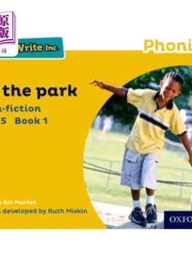 海外直订Read Write Inc. Phonics: Yellow Set 5 Non-fiction 1 In the Park 读写公司语音：黄色集5非小说1在公园
