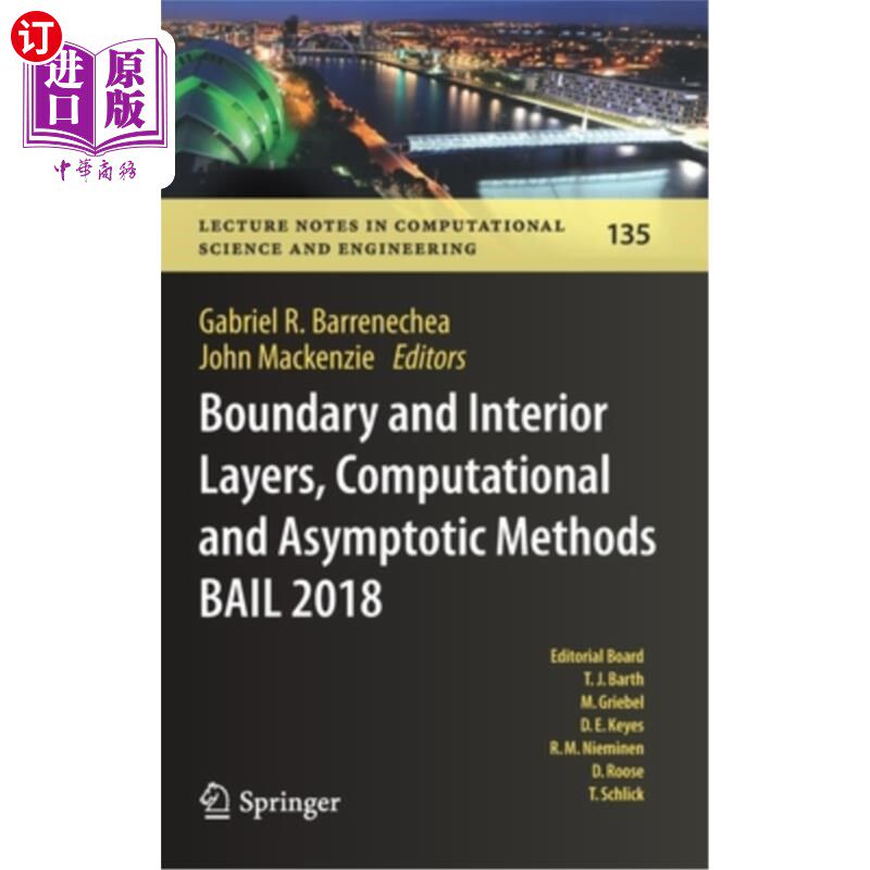 海外直订Boundary and Interior Layers, Computational and Asymptotic Methods Bail 2018 边界和内层，计算和渐近方法，20