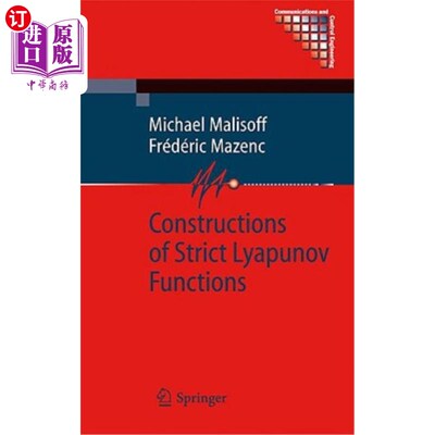 海外直订Constructions of Strict Lyapunov Functions 严格Lyapunov函数的构造