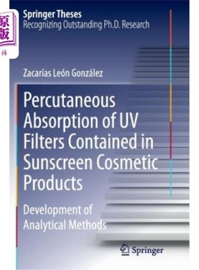 海外直订Percutaneous Absorption of UV Filters Contained in Sunscreen Cosmetic Products: