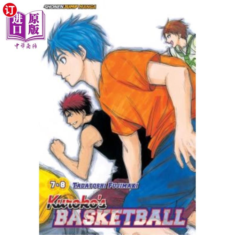 海外直订Kuroko's Basketball, Vol. 4, 4: Includes Vols. 7 & 8 黑子的篮球，卷4,4:包括卷7和8