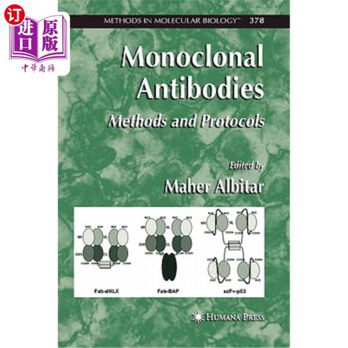 海外直订医药图书Monoclonal Antibodies: Methods and Protocols 单克隆抗体：方法和方案