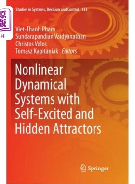 海外直订Nonlinear Dynamical Systems with Self-Excited and Hidden Attractors 具有自激和隐吸引子的非线性动力系统