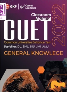 海外直订Cuet 2022: General Knowledge - Guide by GKP Cuet 2022:常识- GKP指南