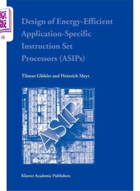 海外直订Design of Energy-Efficient Application-Specific Instruction Set Processors 节能应用指令集处理器的设计