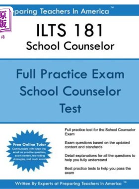 海外直订Ilts 181 School Counselor: School Counselor 181 Ilts Exam ILTS 181学校辅导员：学校辅导员181 ILTS考试