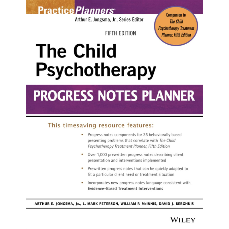 儿童心理治疗进展注意事项规划师 英文原版 The Child Psychotherapy Progress Notes Planner【中商原版】