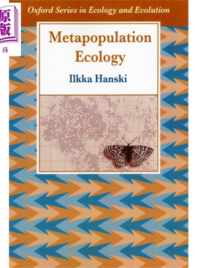 现货 集合种群生态学 Metapopulation Ecology 英文原版 Ilkka Hanski 生物 科学 自然 百科【中商原版】