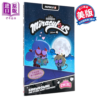 瓢虫少女Q版第4卷 对决与其他甜蜜惊喜 Miraculous Chibi Vol 4 英文原版 Carrie Harris【中商原版】