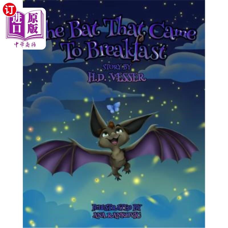 海外直订The Bat That Came to Breakfast: Bart the Bat Volume 1 早餐的蝙蝠：巴特蝙蝠卷1