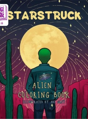 海外直订Starstruck: Alien Coloring Book 星迷：外星人着色书