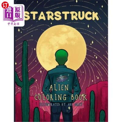 海外直订Starstruck: Alien Coloring Book 星迷：外星人着色书