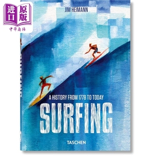 Taschen 40Th 冲浪 1778至今 进口艺术 1778–Today. Ed. 中商原版 预售 40周年版 Surfing.