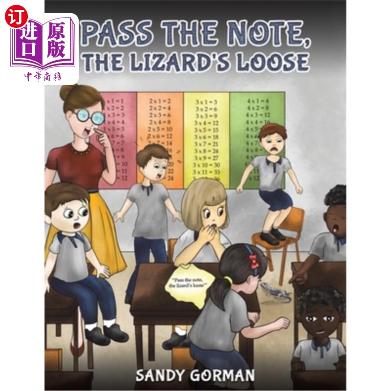 海外直订Pass the Note, the Lizard's Loose 传纸条，蜥蜴跑了