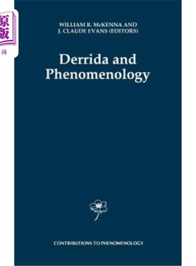 海外直订Derrida and Phenomenology 德里达与现象学