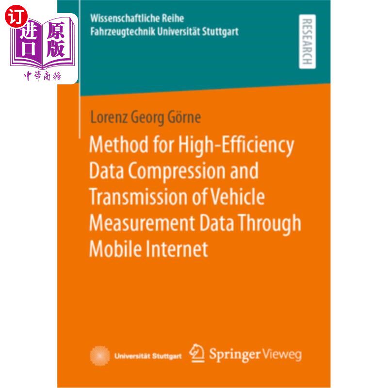 海外直订Method for High-Efficiency Data Compression and Transmission of Vehicle Measurem Method for