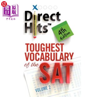 海外直订Direct Hits Toughest Vocabulary of the SAT: 4th Edition 直接命中SAT最难的词汇:第四版