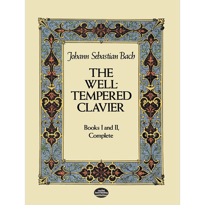 预售 The Well-Tempered Clavier 进口艺术 巴赫 十二平均律钢琴曲集 一二册全集【中商原版】